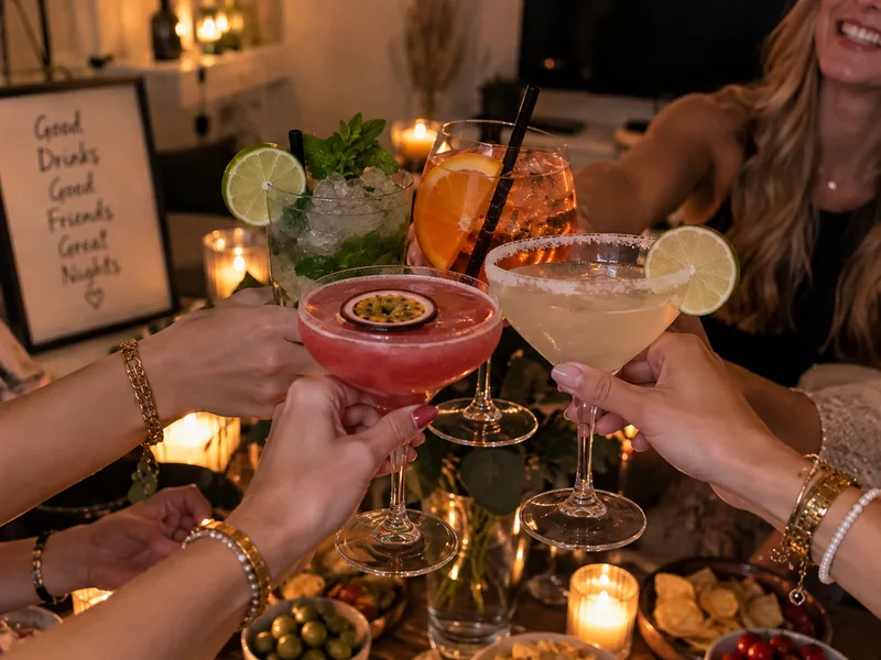 Cocktails-proosten